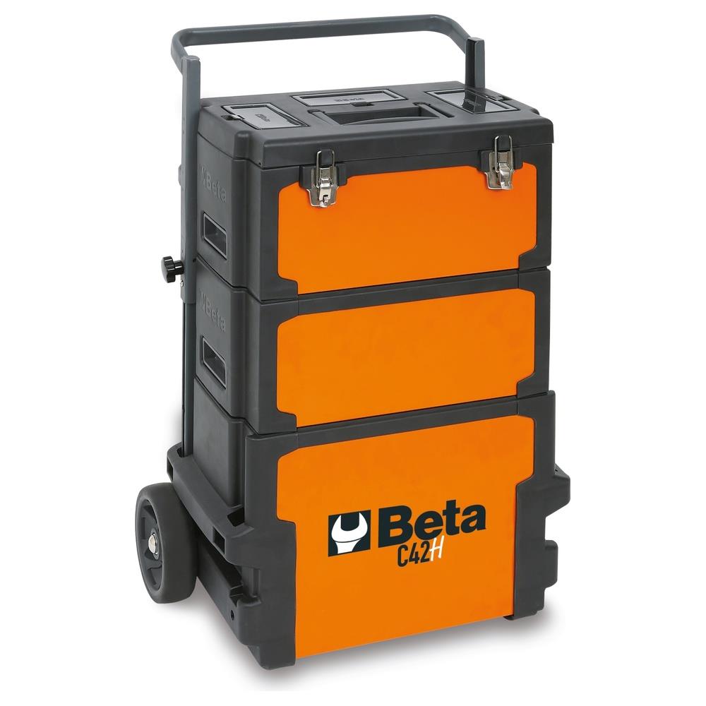 trolley portautensili a 3 moduli sovrapponibili beta c42h