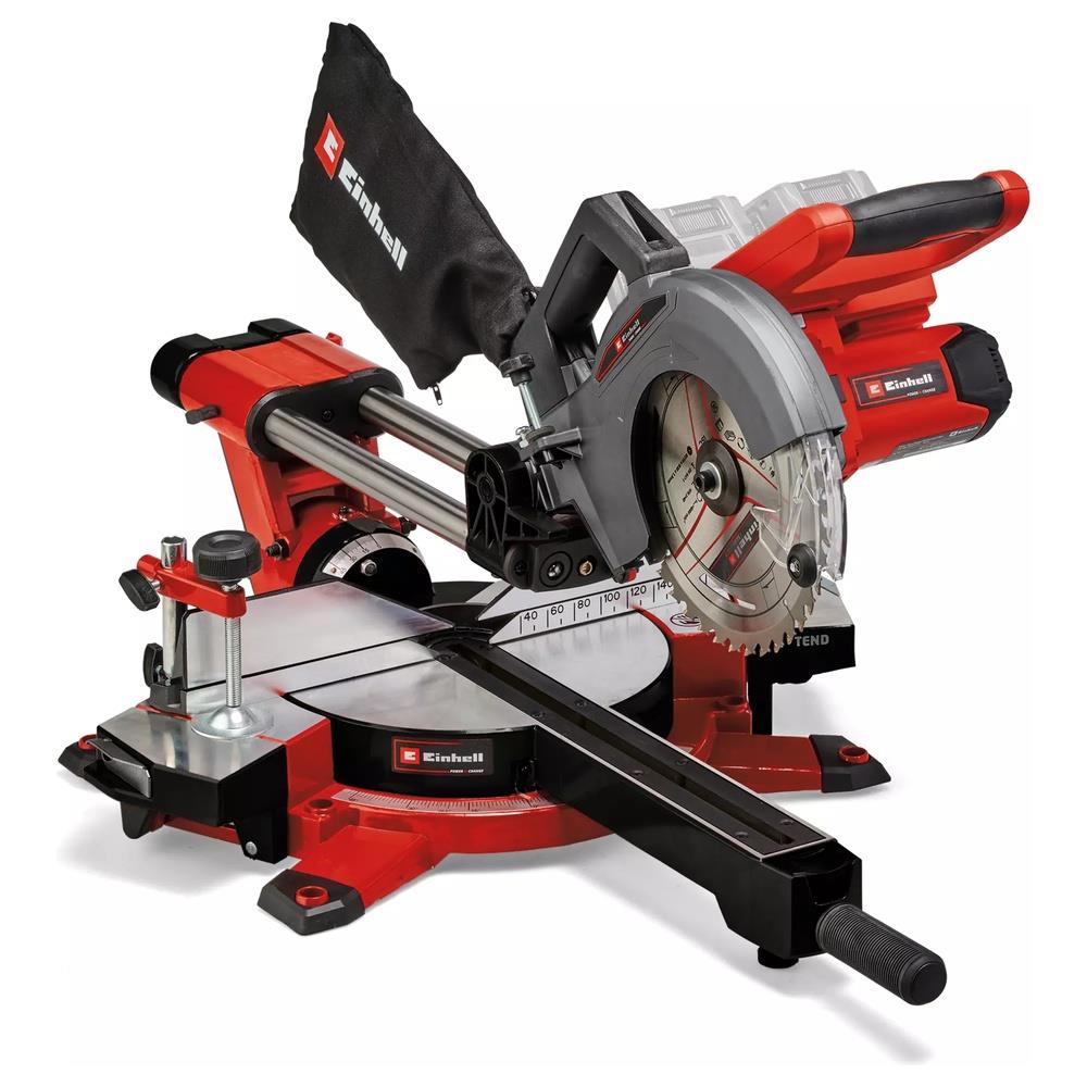 troncatrice einhell radiale a batteria te-sm 36/210 li - solo