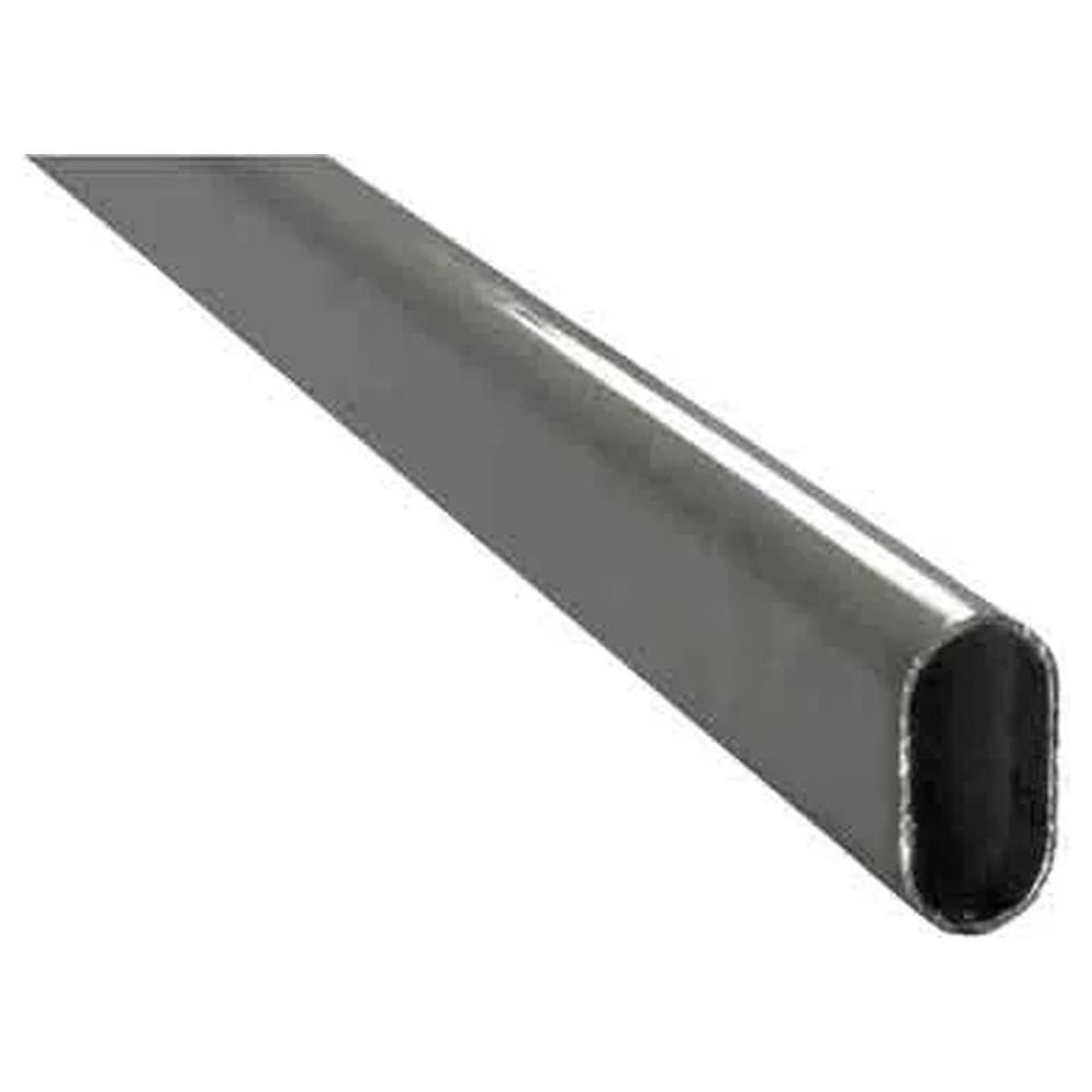 tubo per armadio ovale 30x15 mm - cromato