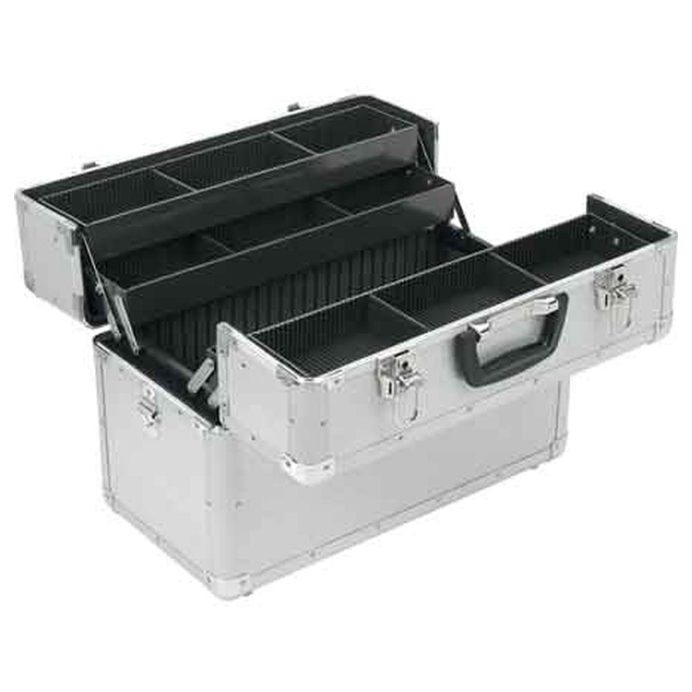 valigia in alluminio 5 scomparti 360x300x230 mm