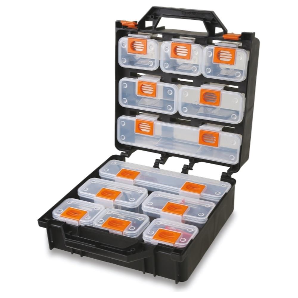 valigia organizer con 12 vaschette asportabili, vuota beta 2080/v12