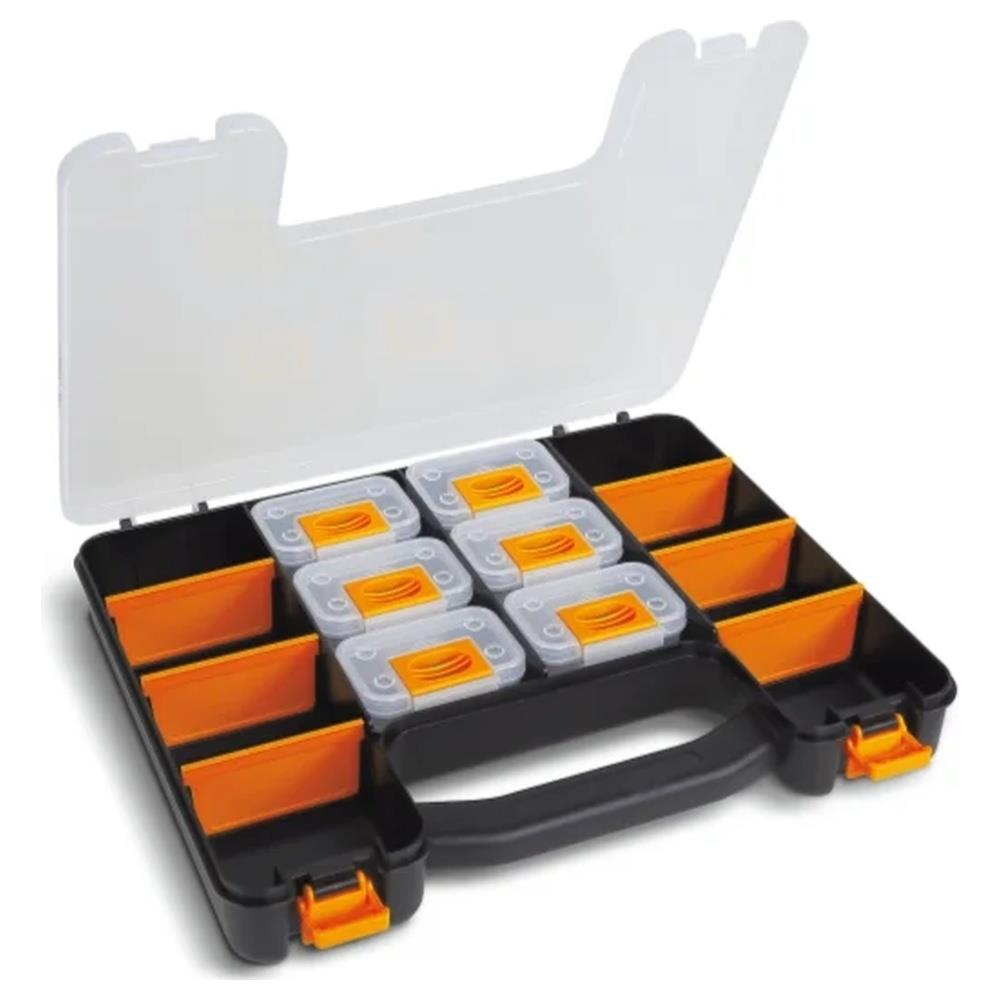 valigia organizer con 6 vaschette asportabili e divisori regolabili beta 2080/v6