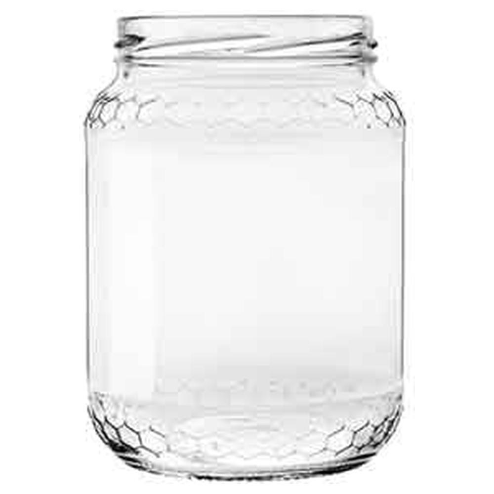 vaso in vetro 'miele'