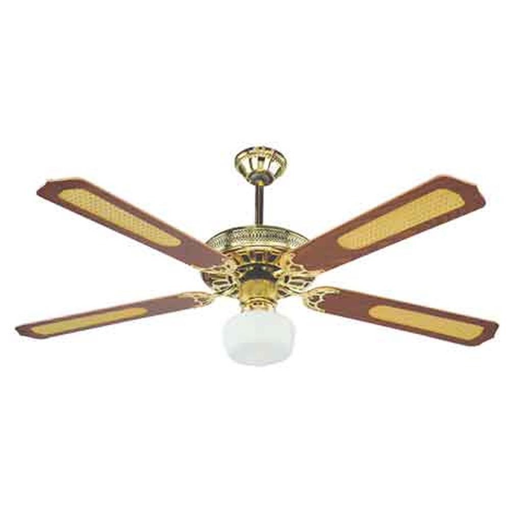 ventilatore da soffitto con luce gold ø 130 cm