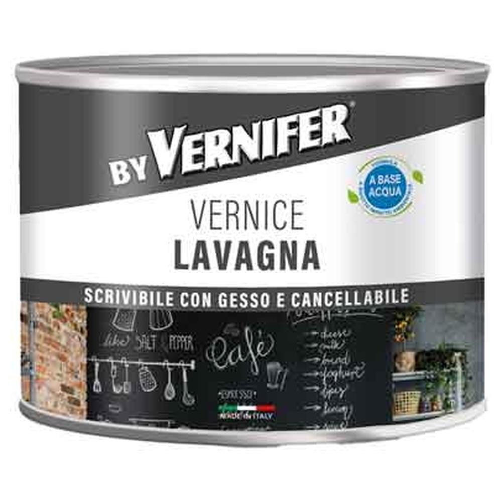 vernice all'acqua lavagna 'vernifer' 500 ml - antracite