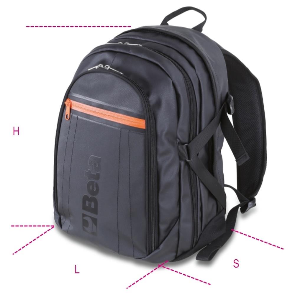 zaino in poliestere spalmato/poliestere oxford 600d, dimensioni 50x33x16 cm betacollection 9541f