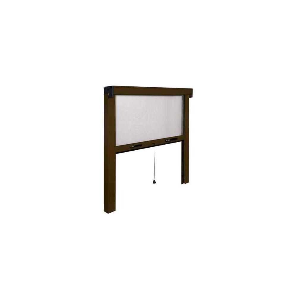 zanzariera avvolgibile verticale 80x160 cm - colore bronzo