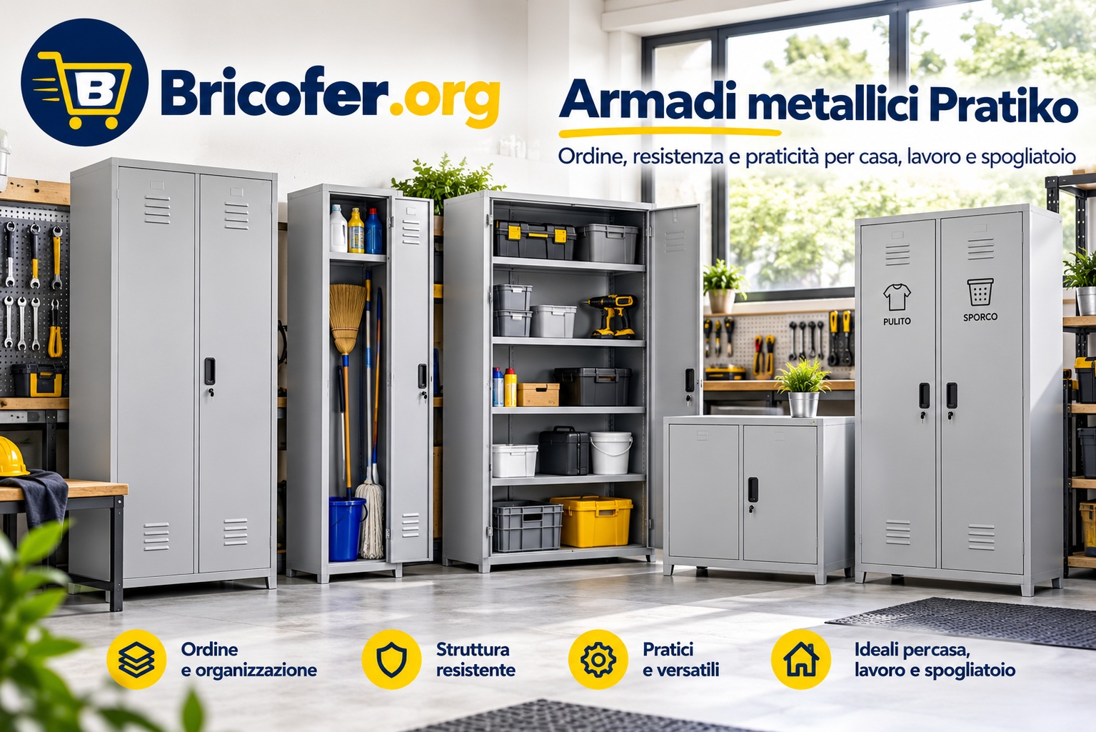 ARMADIETTI METALLICI PRATIKO