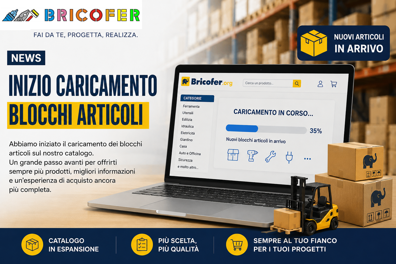 Bricofer Ti aiuta a Costruire i tuoi pensieri