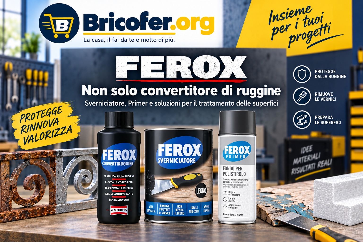 Gamma Prodotti Ferox per il Ferro