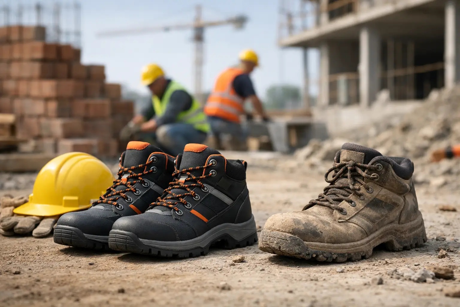 Quali scarpe muratore scegliere in cantiere