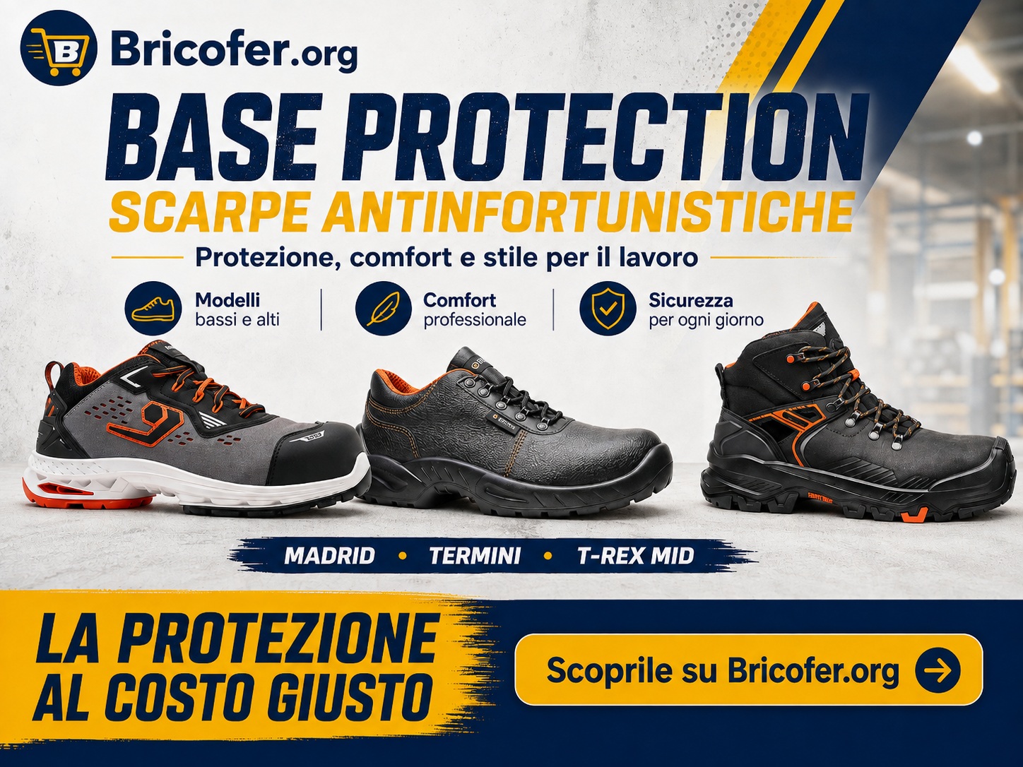 Scarpe antinfortunistiche Base Protection